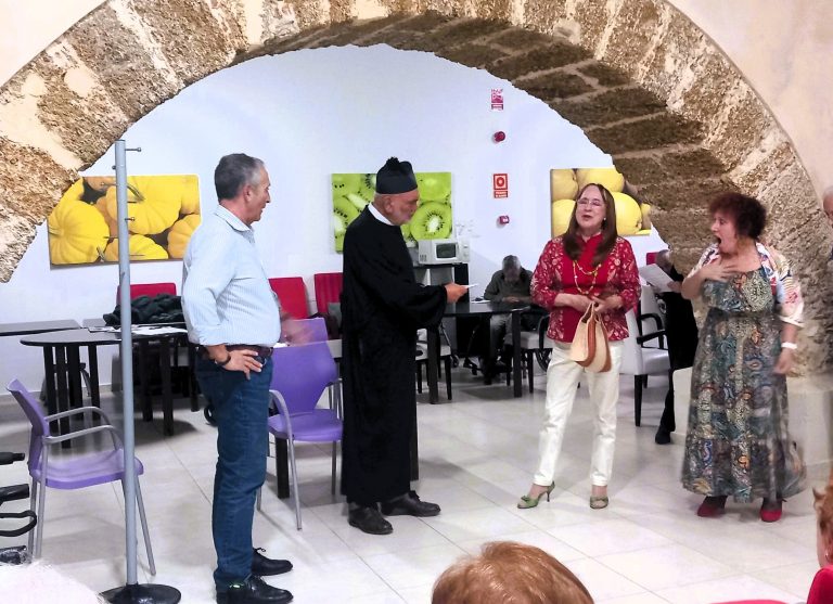 Representación del taller de teatro en San Juan de Dios